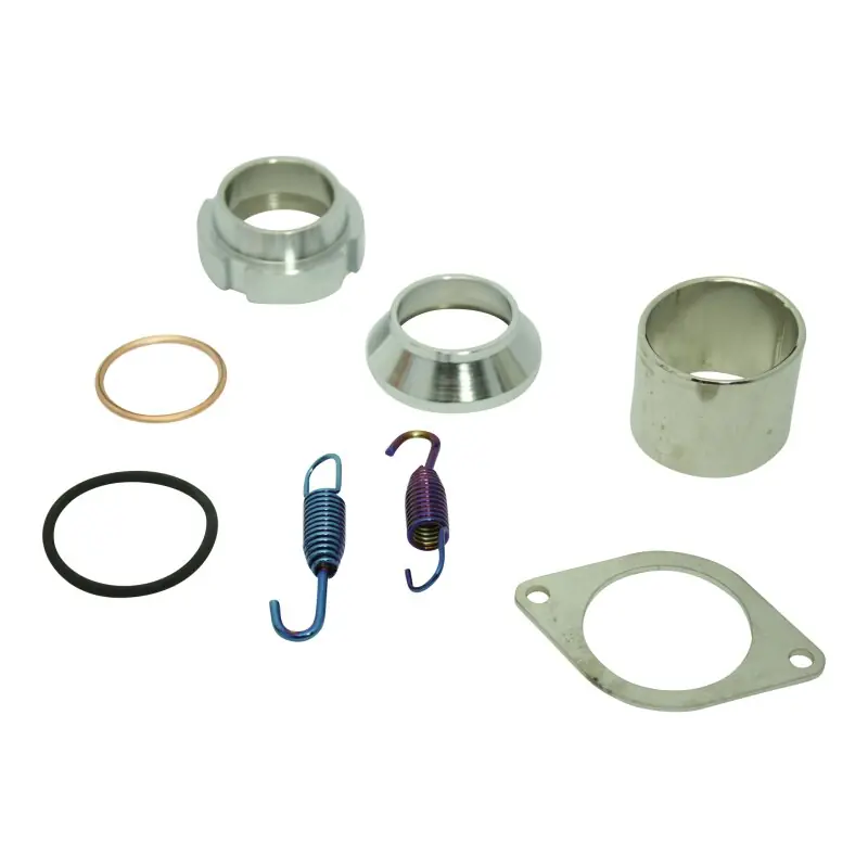 High End Kalottenset Krümmer Auspuff Befestigung Kugelflansch 28 - 32mm für Simson KR51/1, SR4-2 Star, SR4-3 Sperber, SR4-4 Habicht, Spatz Markenware