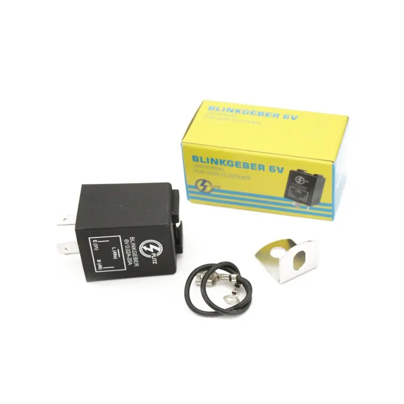 Simson Blinkgeber 6V 1x18W + 2x21W S51 S70 S53 S83 S50 KR51/1 KR51/2 Schwalbe Star Sperber Habicht Duo Trabant ETZ 125 150 250 Blinkrelais VAPE + LED 3-polig 0,24-240W Versand Am Gleichen Tag