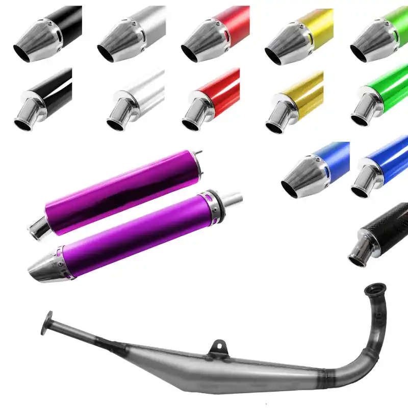 Saisonangebot MX Rennauspuff Hydro 32mm 2019 60-105ccm für Simson S51 S50 S70 S53 S83 Tuning mit Blase Sportauspuff Resonanzauspuff