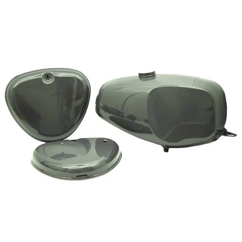Lackset Büffeltank + Seitendeckel anthrazit grau für Simson S51 S50 S70 Kraftstoffbehälter Hochtank Tank Saisonangebot