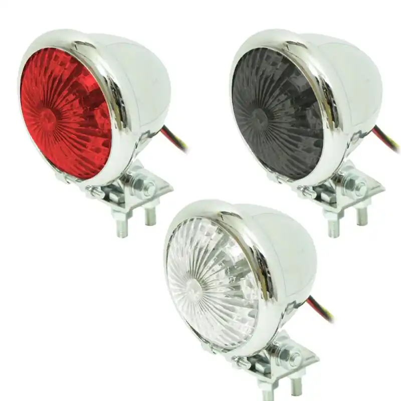 Neue Ware 12V LED Retro Rücklicht Rückleuchte universal für Simson Bopper Cafe Racer BMW Triumph MZ Es125 Es150 Es175 Es250 Es300 TS125 TS150