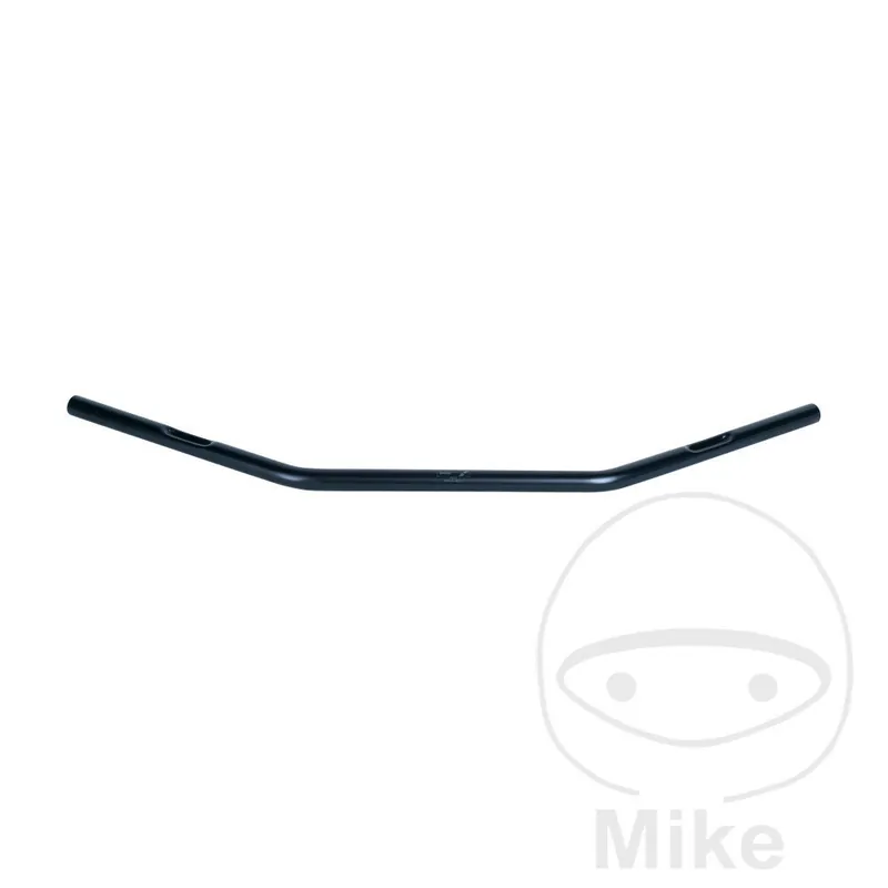 Top-Angebot Guidon TRW acier noir 25,4 mm avec encoche pour câble Dragbar Long
