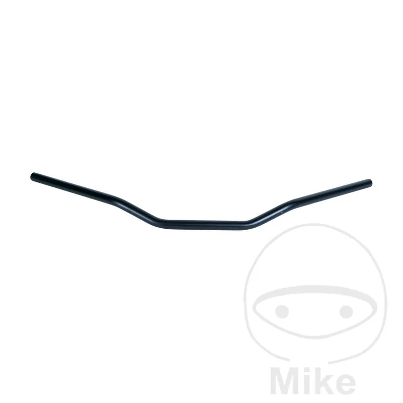 Guidon TRW acier noir 25,4 mm Roadstar Wide Echt