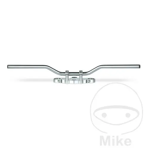 Wochenendangebot Guidon TRW acier argent 22 mm Superbike Comfort