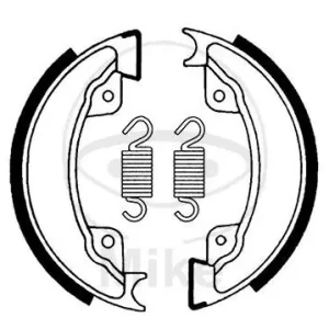 Brake shoes with spring for Honda XL 500 R Pro Link 82-85 Mega-Angebot