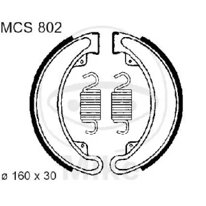 Nur Für Kurze Zeit Mâchoires de frein avec ressort pour Honda CB 250 350 360 400 CJ 250 360 TRX 300