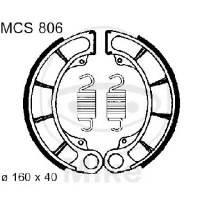 Preisknaller Bremsbacken mit Feder für Honda 500 600 650 750 Kymco Venox 250
