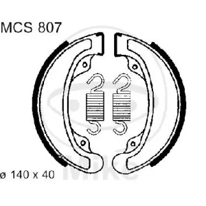 Kostenloser Versand Brake shoes with spring for Honda CB 250 400 450 CM 400 CMX 450 VT 500
