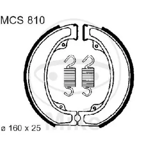 Ganasce freno con molla per Honda XL 500 S 80-82 Beliebt