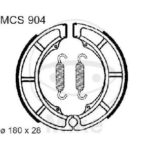 Ganasce freno con molla per Suzuki GS 400 GT 250 380 500 550 Heißes Angebot