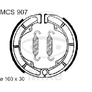 Sonderaktion Bremsbacken mit Feder für Hyosung GV 250 Suzuki 250 400 450 650 750