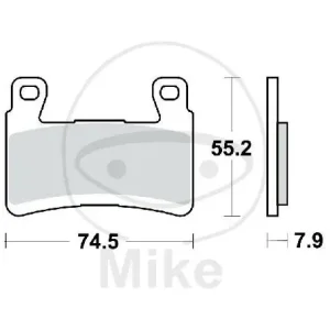 Preis Gesenkt TWR Pastilla de Freno Carbono CRQ MCB850CRQ