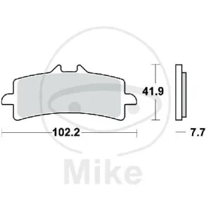 Abverkauf TRW Brake Pad Set Sinter Carbon Racing SCR MCB792SCR