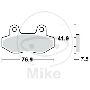 TRW Bremsklotz Satz Sinter vorne MCB822SV Top-Preis