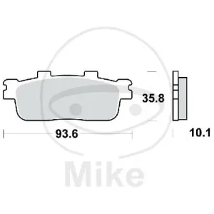 Meistverkauft TRW brake pads standard MCB800