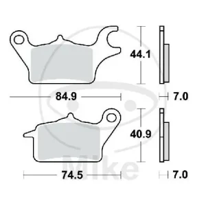 Pastiglie freno TRW Standard MCB872 Nur Für Kurze Zeit
