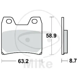 Jetzt Bestellen TRW Brake pad set sinter rear MCB725SH