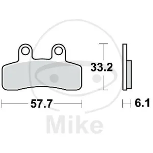 TRW Plaquettes de frein standard MCB844 Saisonangebot
