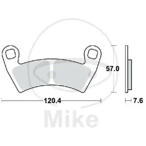 Wochenendangebot TRW Brake pad set Sinter SI MCB853SI