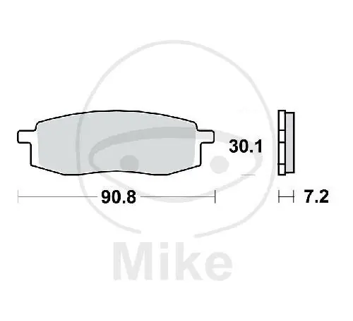 Preis Gesenkt TRW brake pads standard MCB549