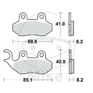 Pastiglie freno TRW Standard MCB684 Neuheit