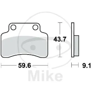 TRW brake pads standard MCB694 Markenware