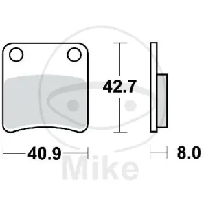 Beliebt TRW brake pads standard MCB647