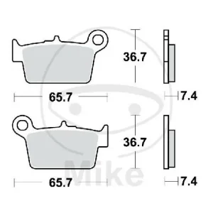 Sichere Zahlung TRW Plaquettes de frein standard MCB820
