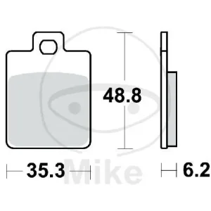 Knallerangebot Plaquette de frein pour CPI Derbi Gilera Peugeot Piaggio Sachs SYM Vespa