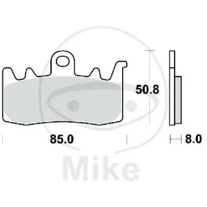 TWR Brake Pad Set Carbon CRQ MCB856CRQ Sonderangebot
