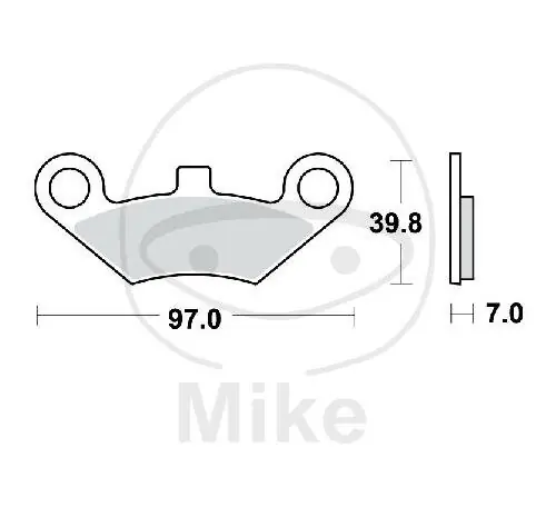 TRW Bremsklotz Satz Sinter SI MCB863SI Bestpreis