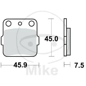 Pastiglie freno TRW Standard MCB561 Garantierte Lieferung