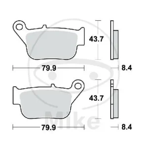 Garantierte Lieferung Tampone per scooter TRW-Lucas EC MCB880EC