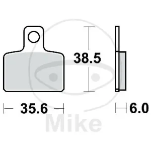 TRW Brake pad set Sinter SI MCB767RSI Heißes Angebot