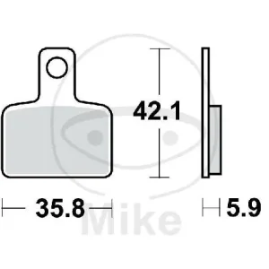 Saisonangebot TRW brake pads standard MCB851