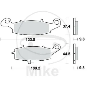 Must-Have TRW Set di pastiglie freno posteriori Sinter MCB870SH