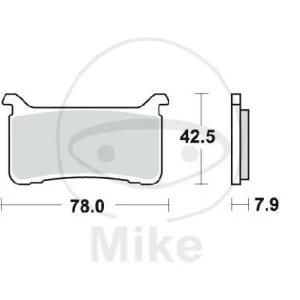TWR Set di pastiglie freno in carbonio CRQ MCB893CRQ Bestseller