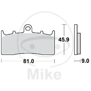 Neue Kollektion Bremsklotz für BMW K 1200 1300 1600 R 850 1100 1150 1200 Kawasaki ZRX 400 E