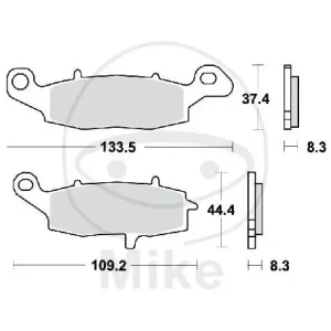 Brake pad for CFMOTO Kawasaki Suzuki Echt