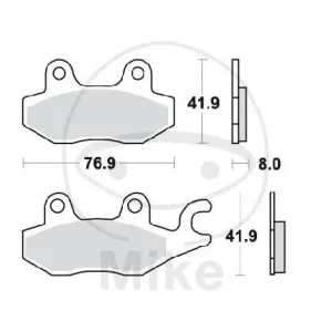 Neu Im Sortiment Plaquette de frein pour Hyosung Kreidler Rex Suzuki AN 400