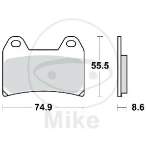 TWR Bremsklotz Satz Carbon CRQ MCB683CRQ Neue Ware
