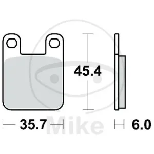 Nur Für Kurze Zeit Pattino del freno Sinter Scooter per Derbi Italjet Malaguti Motorhispania Peugeot Suzuki Yamaha