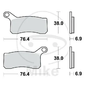 Neu TRW Juego de pastillas de freno Sinter SI MCB824SI