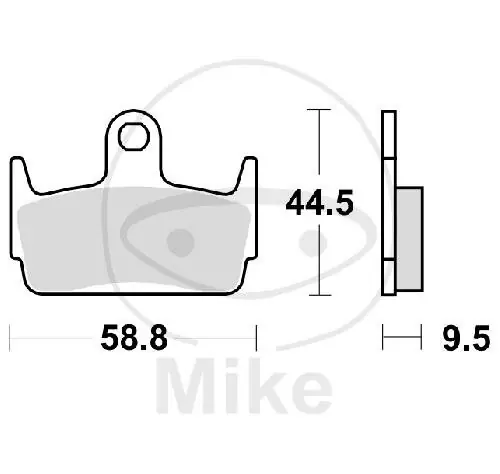 Highlight TRW brake pad set LC MCB686LC