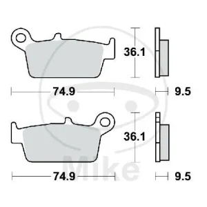 Kostenloser Rückversand TRW Plaquettes de frein standard MCB575