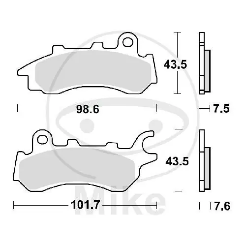TRW brake pads standard MCB895 Aktuell
