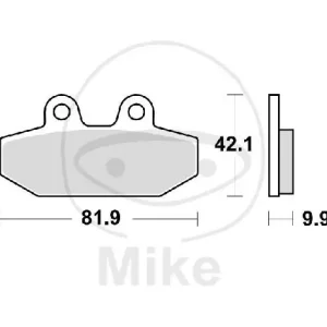 Preiswert TRW Brake pad set sinter rear MCB894SH