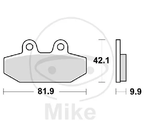 Direkt Vom Hersteller TRW Set di pastiglie freno posteriori Sinter MCB894SH