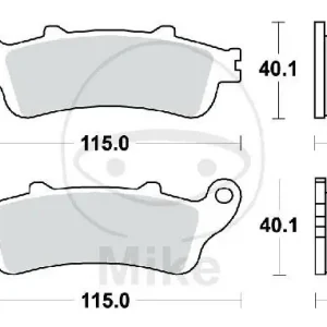 TRW Jeu de plaquettes de frein avant frittées MCB692SV Neue Kollektion
