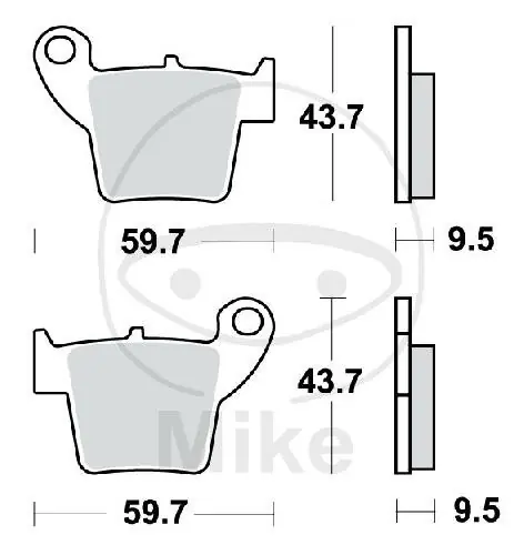 Jetzt Bestellen TRW Set di pastiglie freno Sinter RSI MCB730RSI